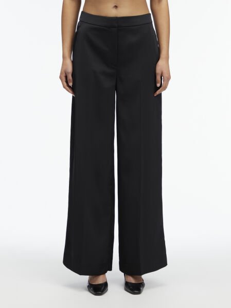 TECH SATIN STRAIGHT LEG PANT