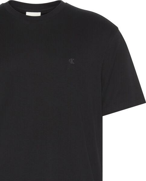 SS SUPIMA CHEST EMB CREWNECK T