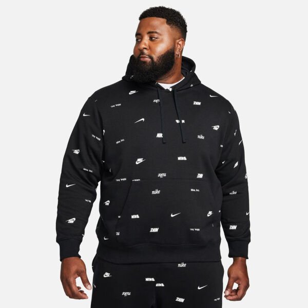 M NK CLUB+ BB PO HOODIE AOP