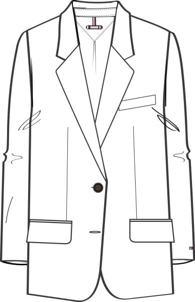 ESS LINEN RELAXED BLAZER