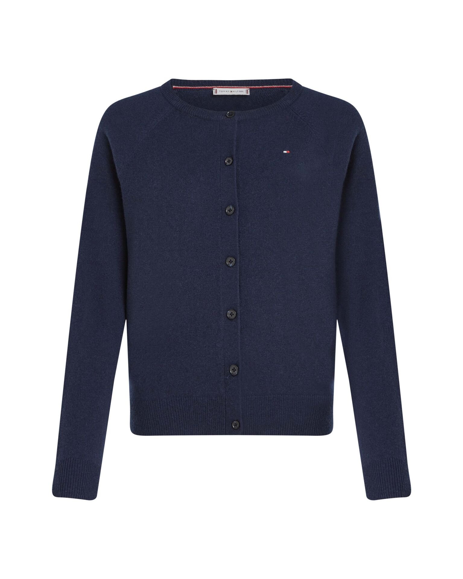 WOOL CASH C-NK LS CARDIGAN