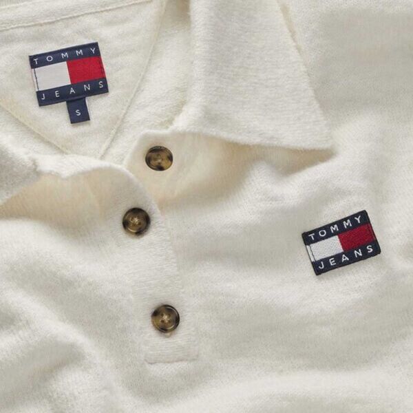 TJW FLUFFY POLO SWEATER