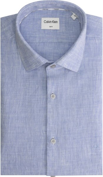 LINEN SOLID SLIM SHIRT