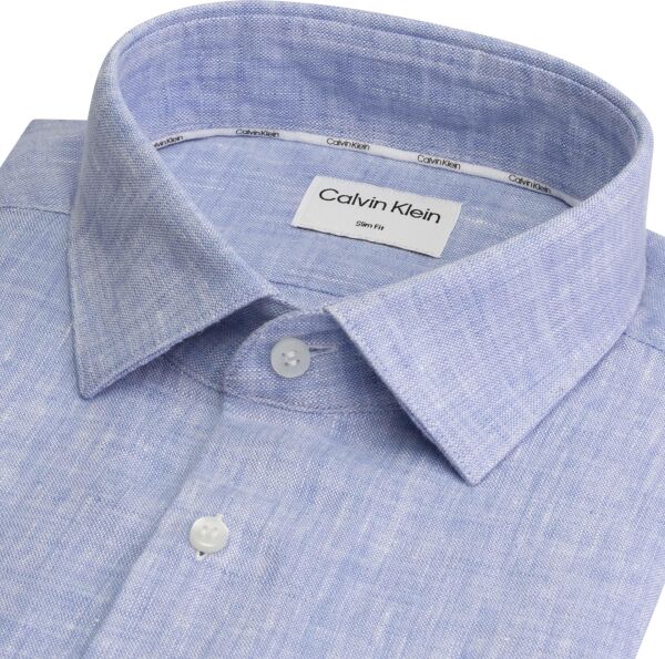 LINEN SOLID SLIM SHIRT