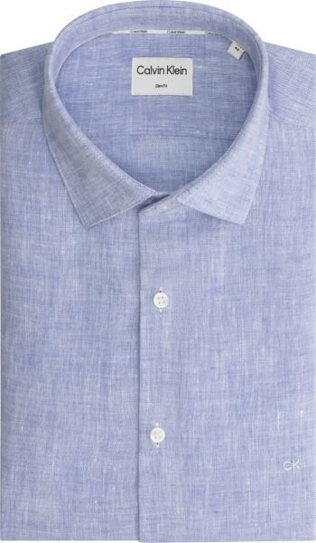 LINEN SOLID SLIM SHIRT