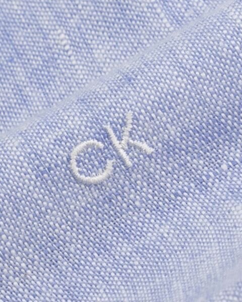 LINEN SOLID SLIM SHIRT