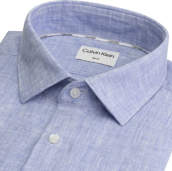 LINEN SOLID SLIM SHIRT