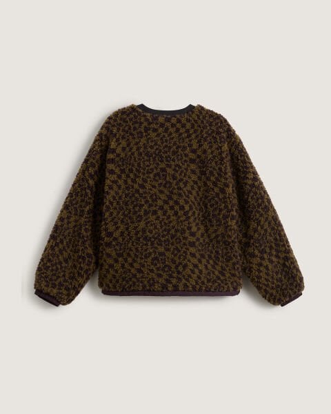 Suffolk Cheetah Check Pile Coat