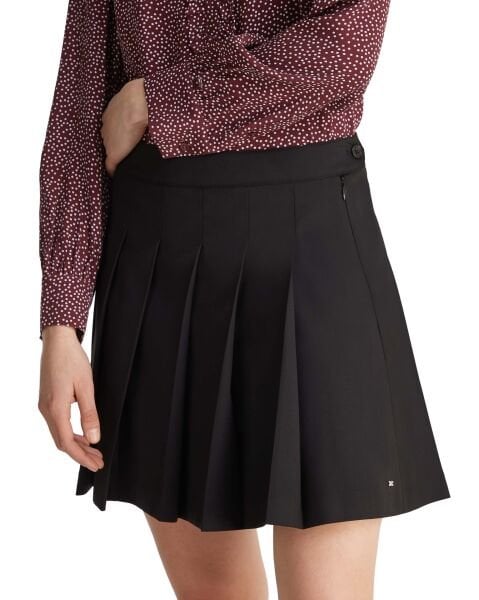 TIMELESS WOOL PLEATED MINI SKI
