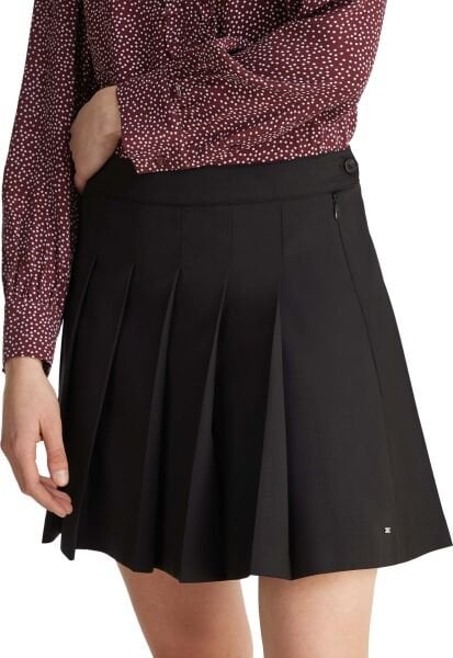 TIMELESS WOOL PLEATED MINI SKI