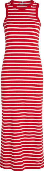 SLIM 5X2 RIB MIDI DRESS NS