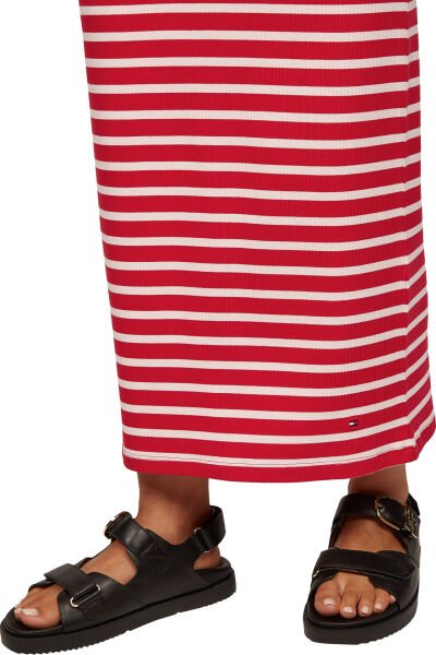 SLIM 5X2 RIB MIDI DRESS NS
