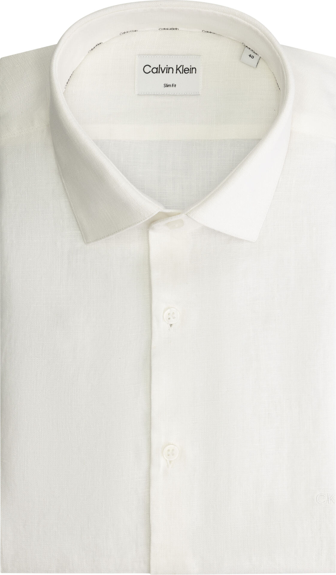 LINEN SOLID SLIM SHIRT