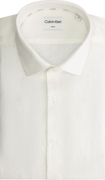 LINEN SOLID SLIM SHIRT