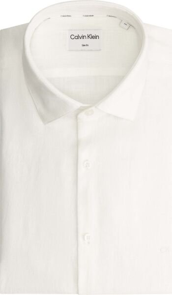 LINEN SOLID SLIM SHIRT