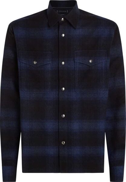 BRUSHED CHECK OVERSHIRT