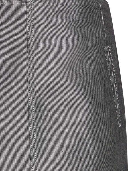 A LINE SKIRT DENIM SHINE