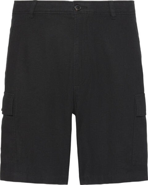 9 IN LINEN CARGO SHORT
