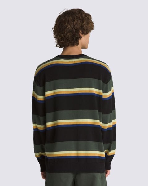 TACUBA STRIPE CREW SWEATER