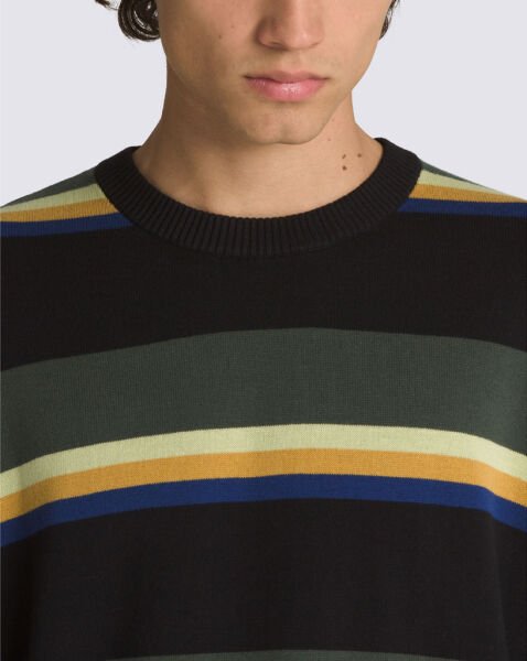 TACUBA STRIPE CREW SWEATER