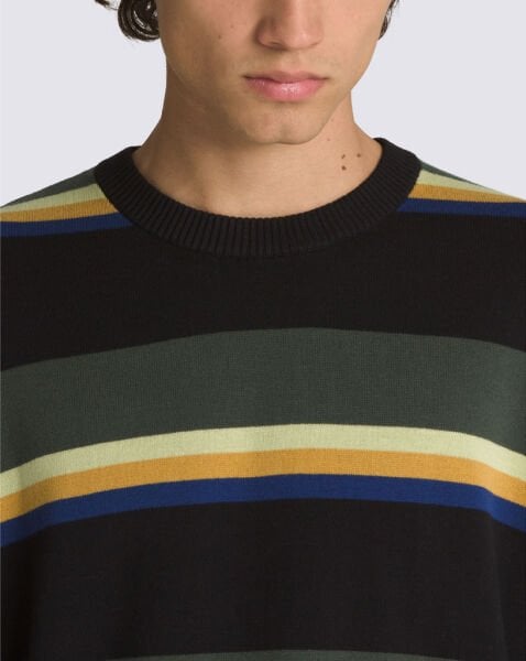 TACUBA STRIPE CREW SWEATER