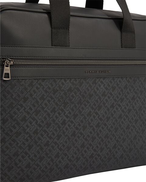 TH MONOGRAM COMPUTER BAG