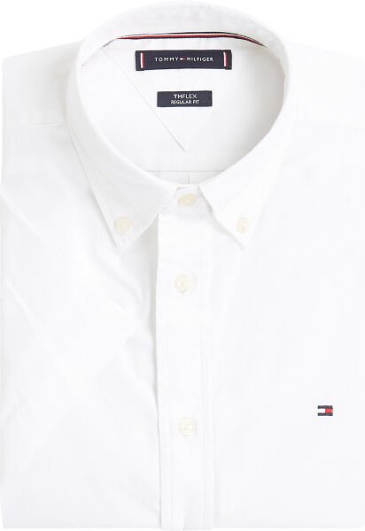 FLEX POPLIN SOLID S/S SHIRT