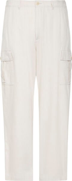 RELAXED STRAIGHT LINEN CARGO P
