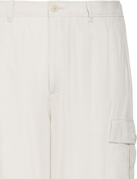 RELAXED STRAIGHT LINEN CARGO P