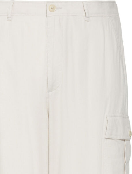 RELAXED STRAIGHT LINEN CARGO P