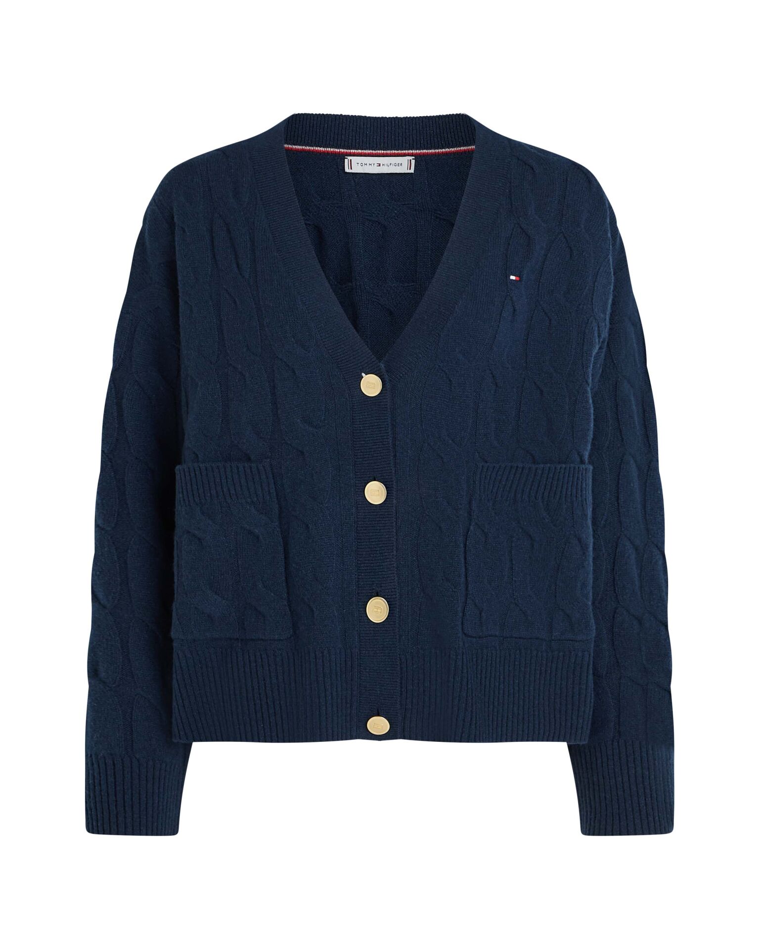 SOFT WOOL CABLE CARDIGAN