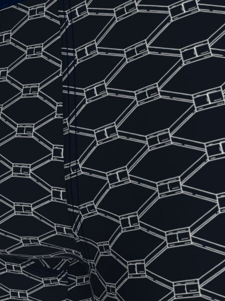 TRUNK PRINT CTN SILVER WB