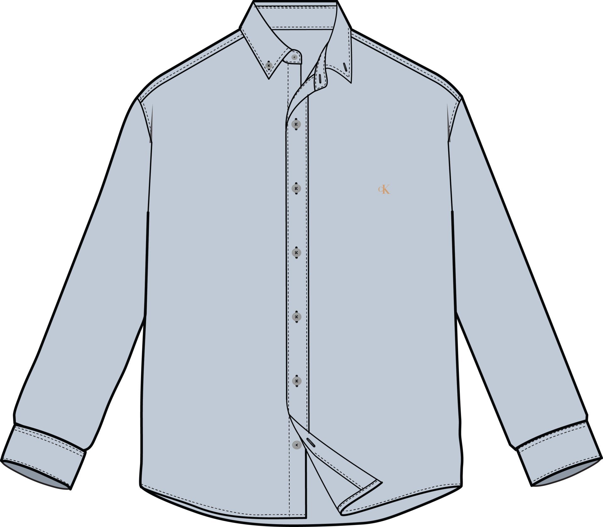 LS SOLID OXFORD CLASSIC SHIRT