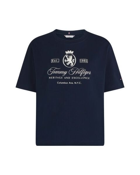 VARSITY CREST RLX SS TEE