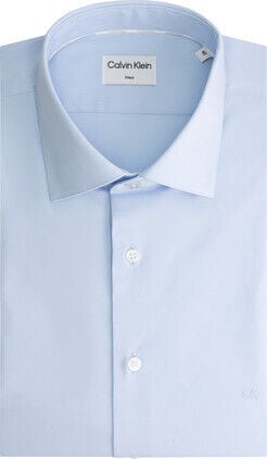 POPLIN STRETCH FITTED SHIRT