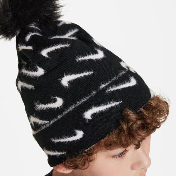 K NK PEAK BEANIE POM