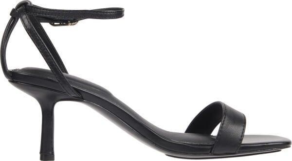 LEATHER KNOTS KITTEN SANDAL