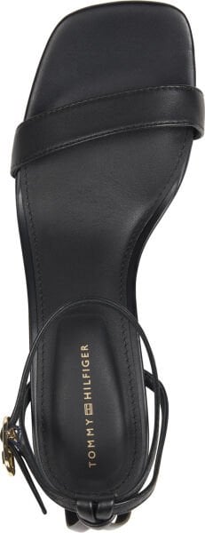 LEATHER KNOTS KITTEN SANDAL