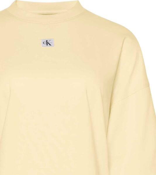 SS WOVEN LABEL OVERSIZED TEE