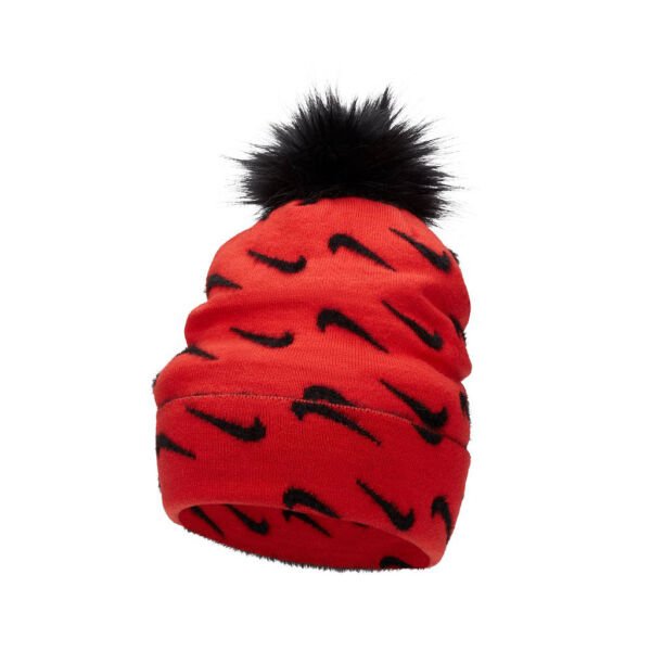 K NK PEAK BEANIE POM