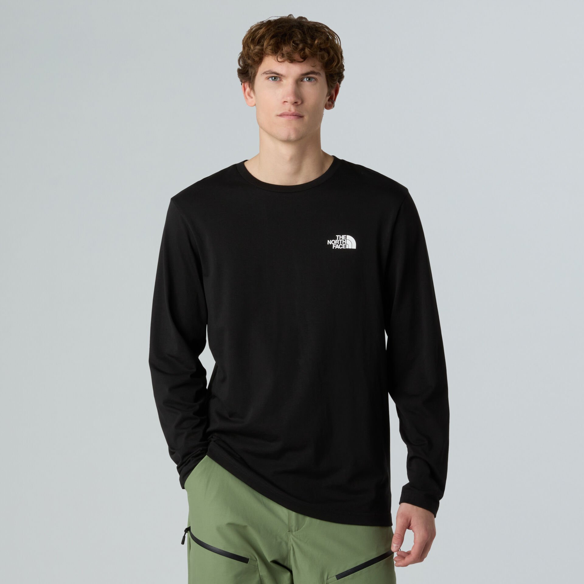 M L/S SIMPLE DOME TEE