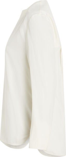 VISCOSE TWILL LS V NECK BLOUSE
