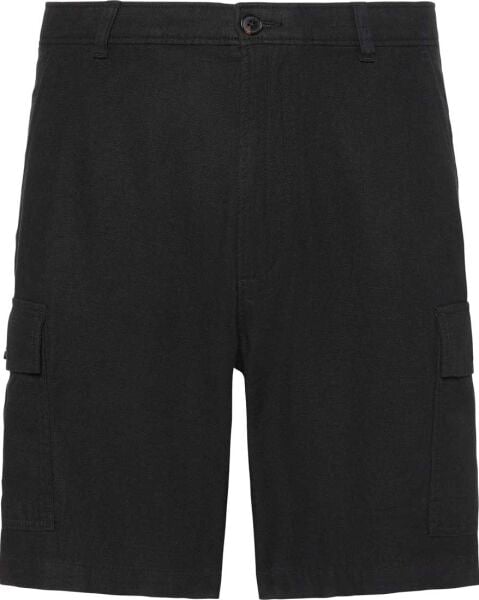 9 IN LINEN CARGO SHORT