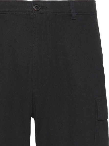 9 IN LINEN CARGO SHORT