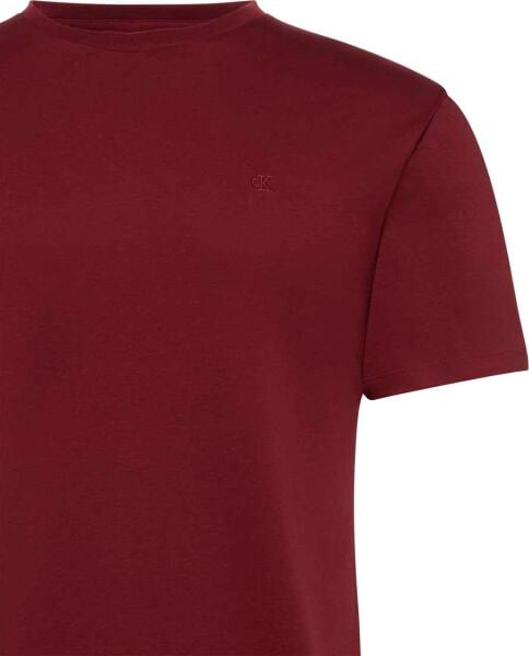 SS SUPIMA CHEST EMB CREWNECK T