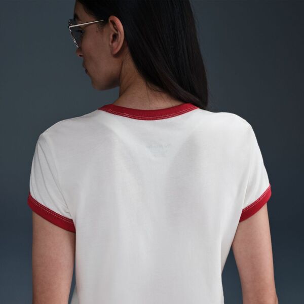 W NSW SS RINGER TEE VNTG RUN