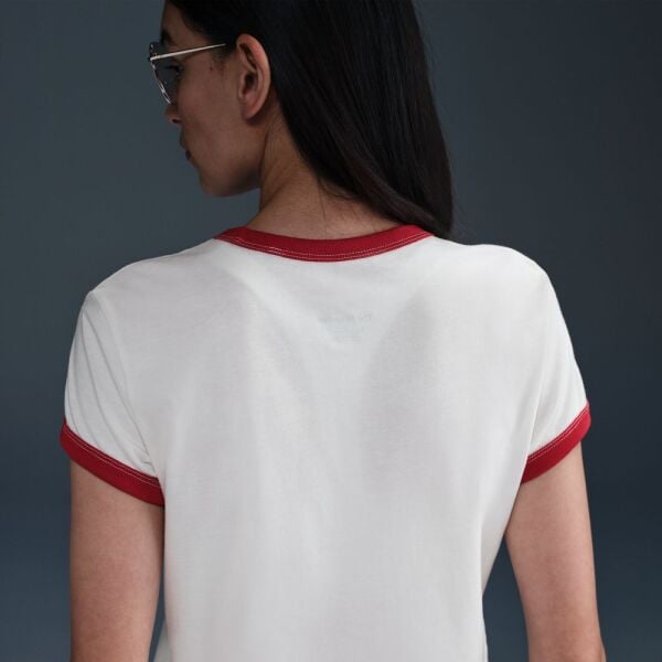 W NSW SS RINGER TEE VNTG RUN