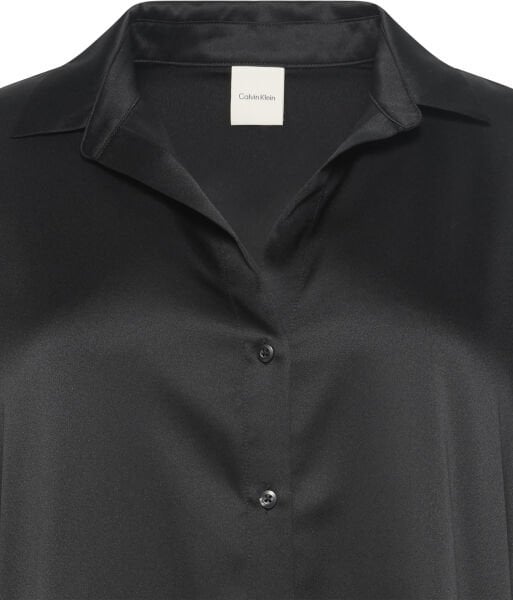 SENSUAL SATIN LOGO SHIRT