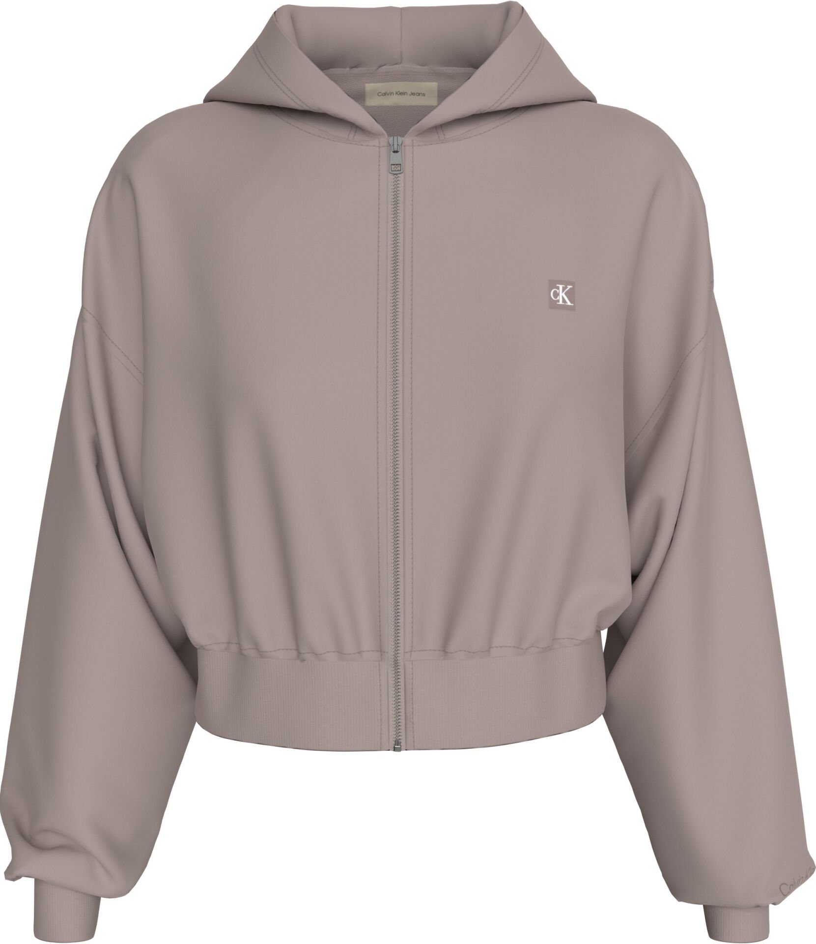 CK EMBRO BADGE ZIP-THROUGH