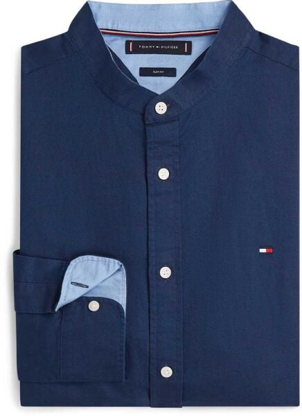 CL LI BLEND STAND COLLAR SHIRT